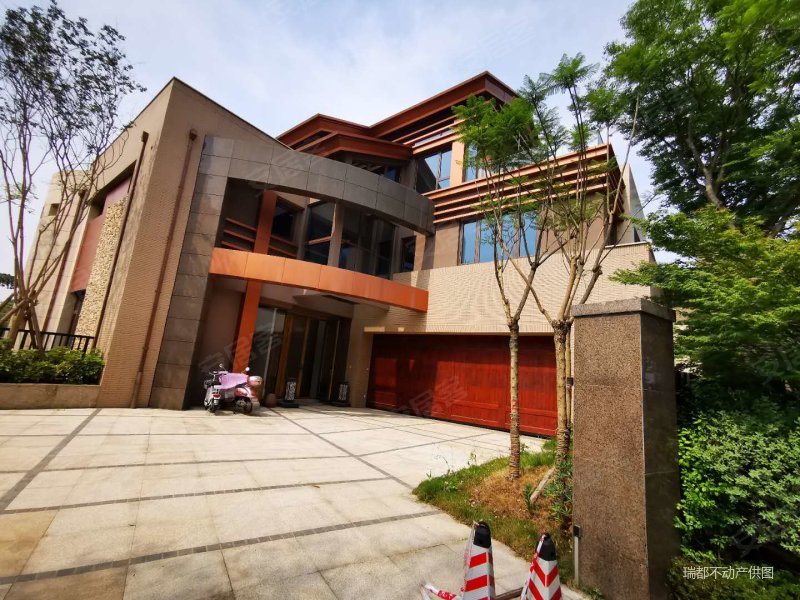 麓山国际社区黑玺庄园式独栋 临湖心带超大花园带游泳池四车位