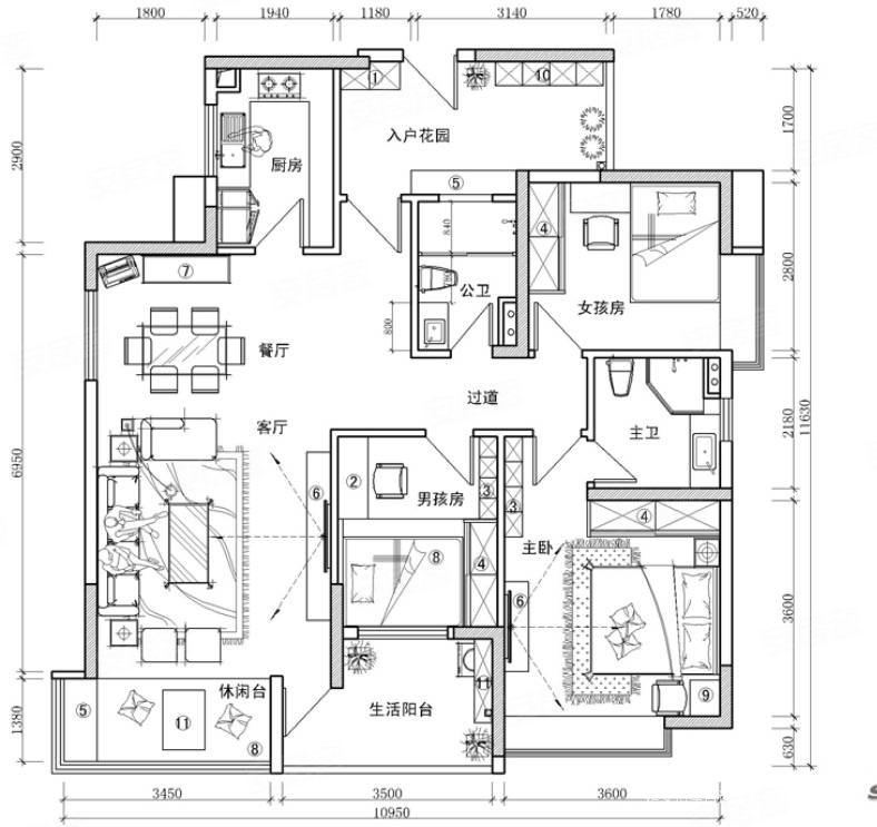 欣欣家园小区3室2厅1卫130㎡南北79万