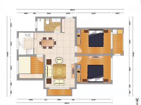 绍兴柯桥安昌钱江彩虹府整租 市场旁钱江彩虹府3室 精装修 房栋好说话