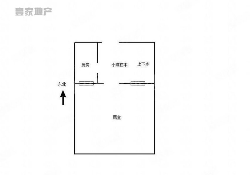 芸芳里1室1厅0卫20㎡东北135万