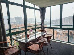 实图 滨江时代城电梯高楼层望江单身公寓出租，年租2万