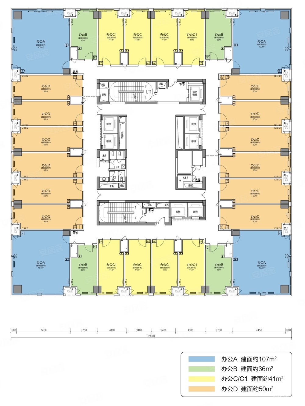 市北现房海景民水民电带暖气紧靠地铁绿地中心