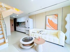 太原小店晋阳街可短租可月付 奶油风带两部空调 南中环晋阳街北美N1紫藤公馆出租房源真实图片