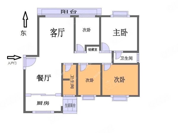 【多图】天润康园南区,大学城租房,天润康园南区 4室2厅2卫 南北通透