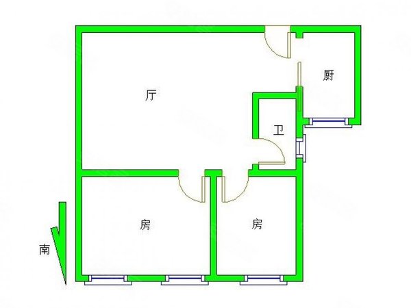 御江苑电梯两房领包入住 南向望江景 配套设施完善,越秀租房-广州58