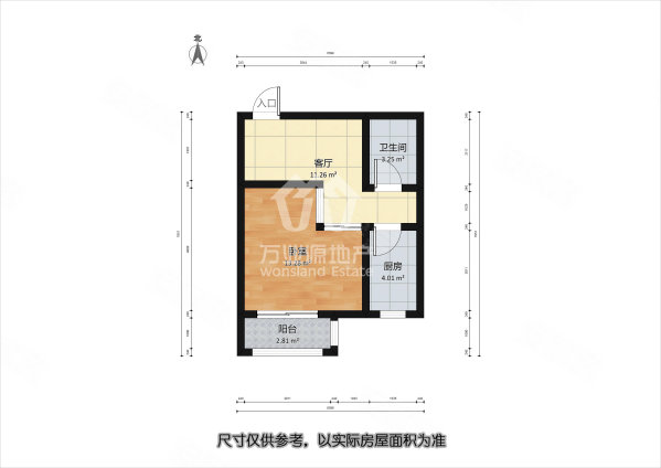 泰达时尚旺角1室1厅1卫55.77㎡南78万