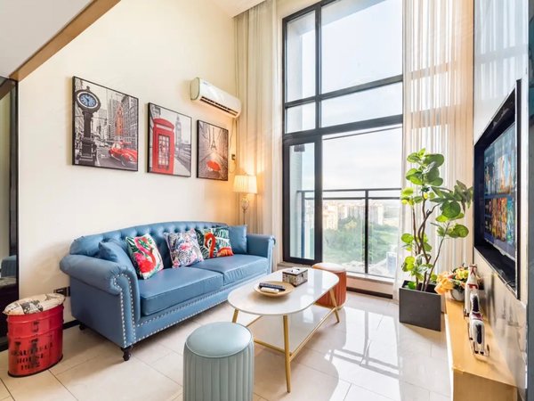 清远清城清城城区广盈美苑锦兴小学旁广盈美苑复式公寓拎包入住出租