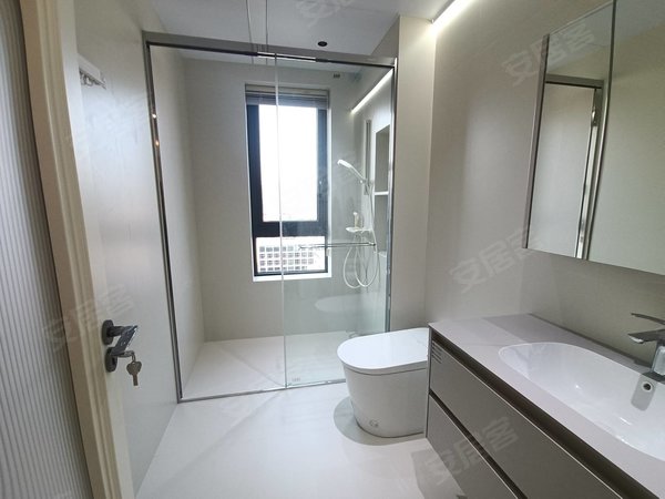 金华东阳横店横店南江府南江府高楼层边套3室，奶油风装修，包物业宽带费，看房有密码出租房源真实图片