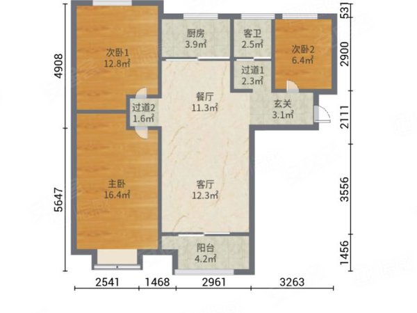 郑州管城航海东路阳光城8号院阳光城8号院 3室2厅1卫  电梯房 精装修