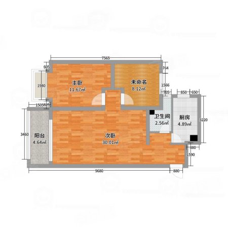 润银家园3室2厅1卫117.93㎡南北62.8万