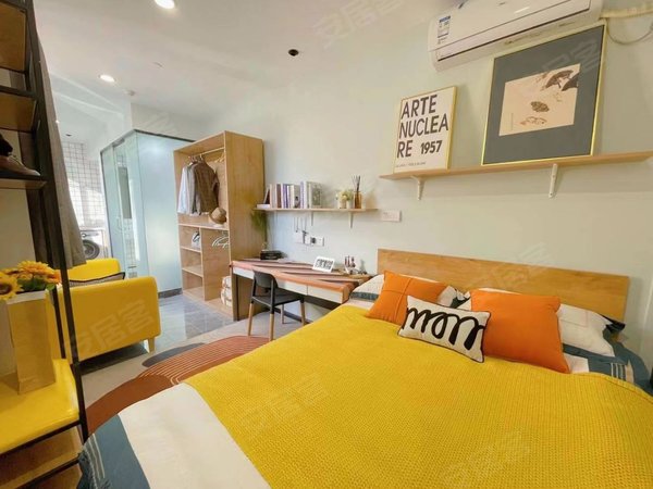 江南摩尔,精装小公寓,设施齐全,押一付一,拎包入住!出租房源真实图片