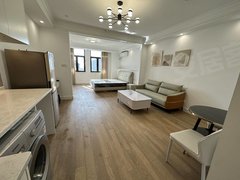 亳州谯城缤纷城南湖旁高端独户公寓出租一室一厅一厨一卫干湿分离卫生间拎包入住出租房源真实图片