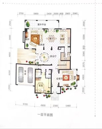 依泉美庐(别墅)6室5厅6卫477㎡南北530万