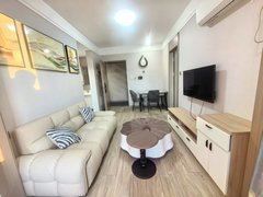 保定雄安新区容城树德花园小区一室一厅一卫电梯房，南北通透精装修出租房源真实图片