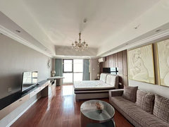 黄石黄石港万达广场万达公寓精装一室有厨卫家电齐全，拎包入住出租房源真实图片