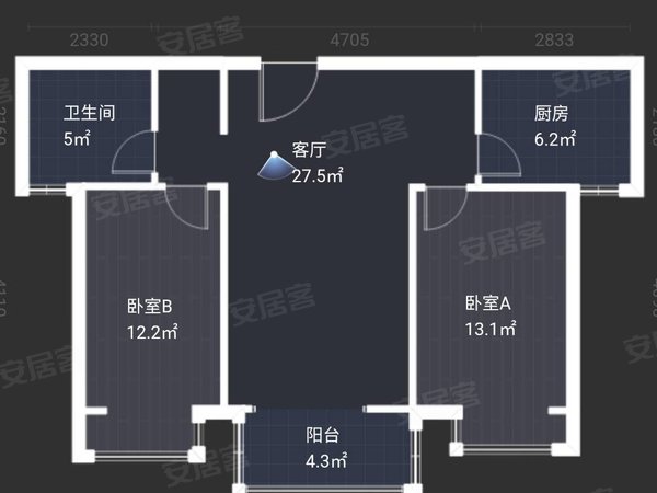 沂南阜丰大成郡阜丰大成郡 精装两室 家具家电齐全 干净卫生 拎包入住