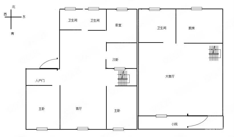 珠江华府4室3厅2卫196㎡南北155万