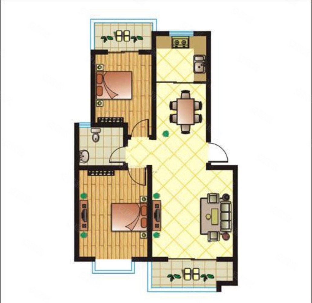 75平 房东急置换 诚,中交中央公元d区二手房,85万,2室1厅,1卫,75平米