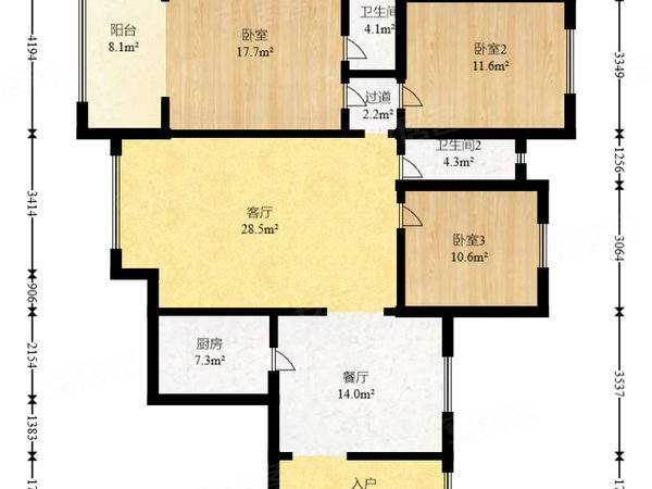 【多图】新兴北京御园(一期),市政府租房,北京御园四房豪华装修钰龙
