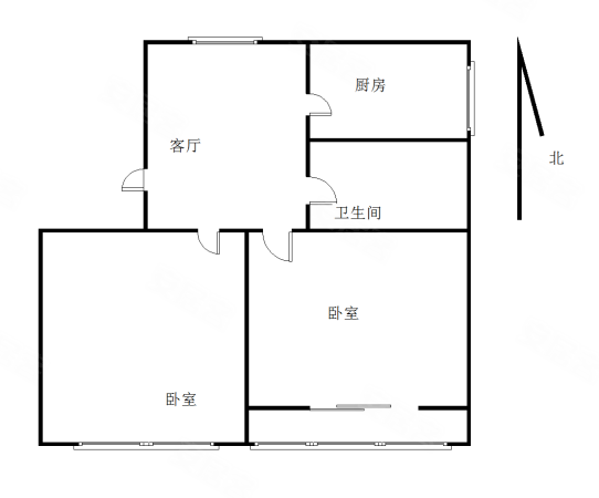 苜蓿园东街6号小区2室1厅1卫70㎡南北189万