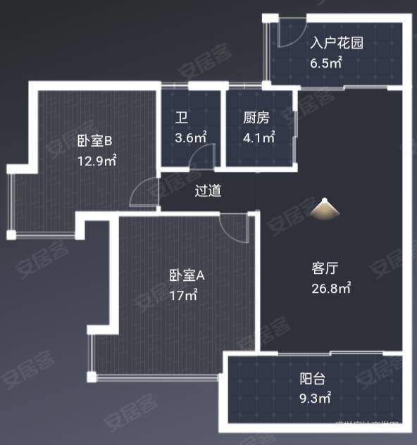 拱北岭秀城电梯两房正南朝向多套价格美丽业主仅售246万近关口