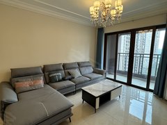 泸州江阳江东新城恒大御景半岛套三双卫，泸高旁，拎包入住，近水井沟医院。出租房源真实图片