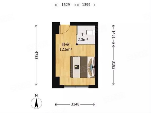 泉州丰泽宝洲路宝洲街252号巷小区浦西万达 单间独卫带阳台可做饭