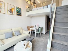 怀化鹤城河西经开区精装复式Loft 无中介 可月付~河西义乌~三桥十里江湾附近出租房源真实图片