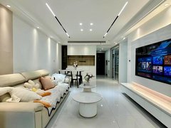 钦州钦北钦北城区出租 中医院附近皇庭御珑湾豪装两房 拎包入住可押一付一出租房源真实图片