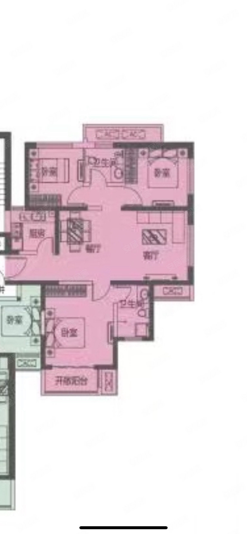 佳源名门橙邦悦橙苑3室2厅2卫113㎡南北140万