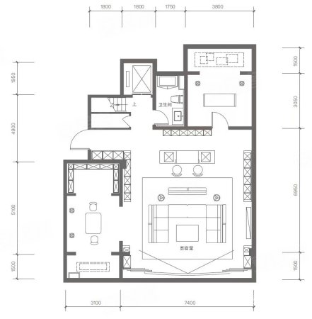 北京合院4室3厅4卫195.74㎡南北660万