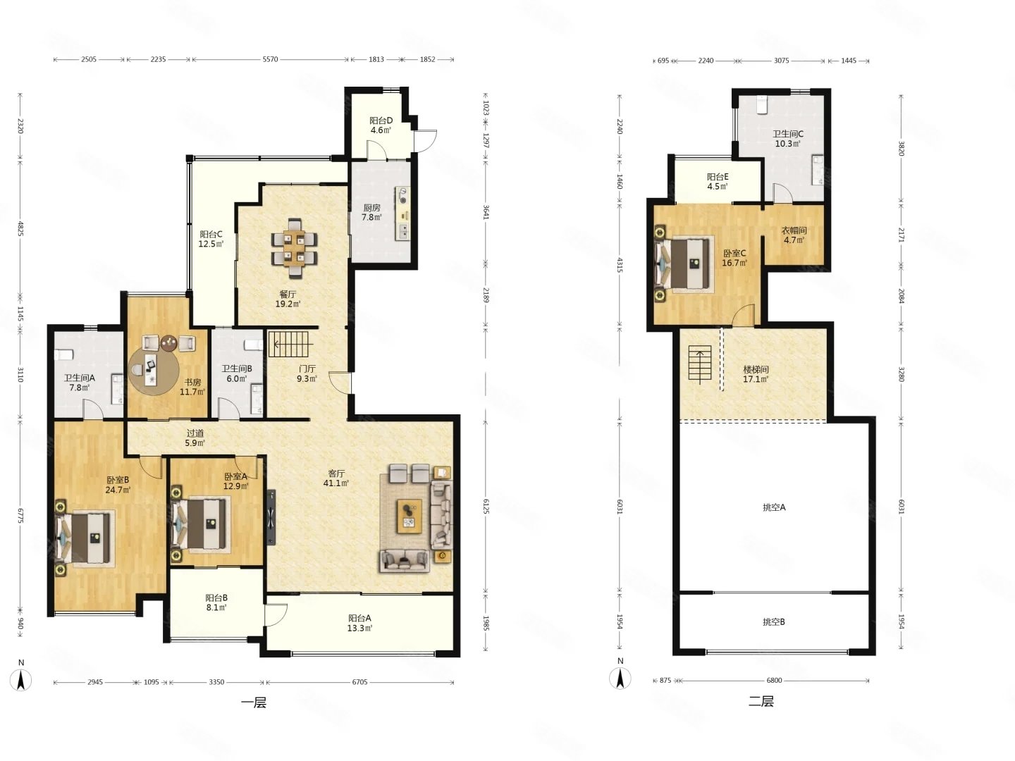 万科金域曲江精装复式四室三厅南北通透满二急售