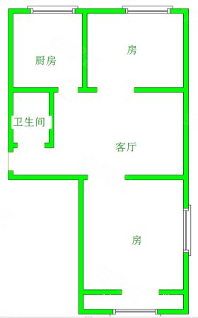 鹦鹉大道前进村地铁6号线 向阳小区 客厅有窗户通透,向阳小区(汉阳)