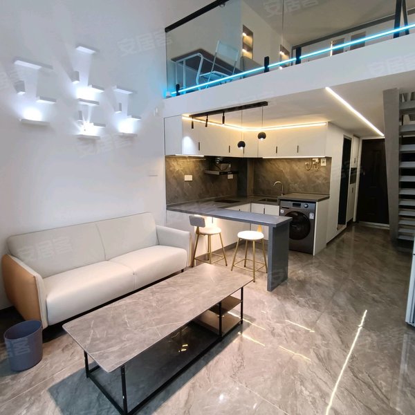 整租｜江夏客厅永旺~地铁口精装loft~押一付一 可短租 拎包入住