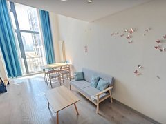 青岛崂山汽车东站华润城loft精装套一 看房方便拎包入住近地铁4号线出租房源真实图片
