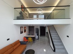 台州路桥中盛广场星光园复式公寓一室两厅两卫精装修拎包即住邻吾悦广场数码城出租房源真实图片