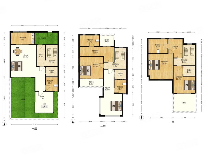 建发独墅湾(别墅)5室2厅4卫337.5㎡南北1150万