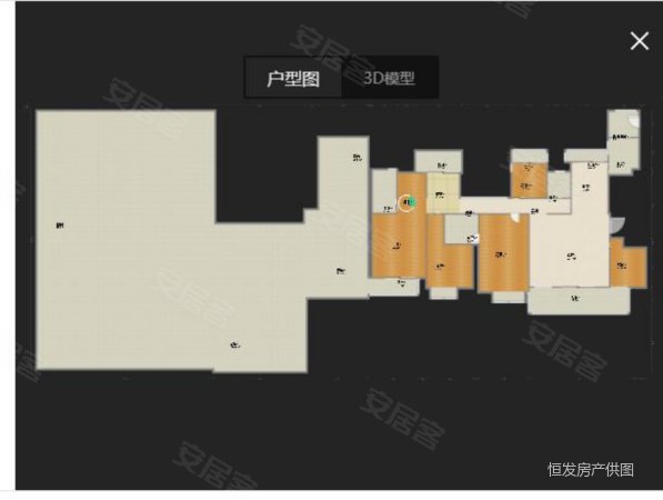 绿城春江明月6室2厅3卫224.44㎡南北450万