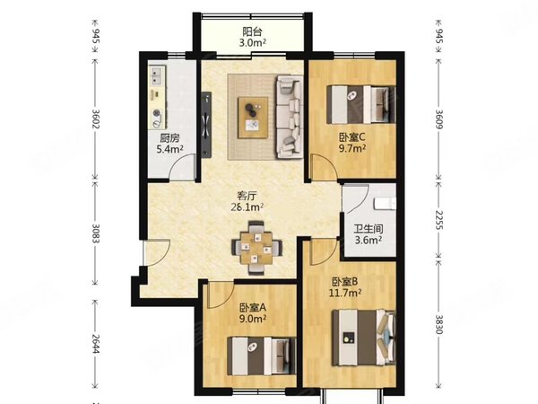 北京丰台新宫悦谷家园(西区)实图,新宫地铁站旁,悦谷西区精装南北三居