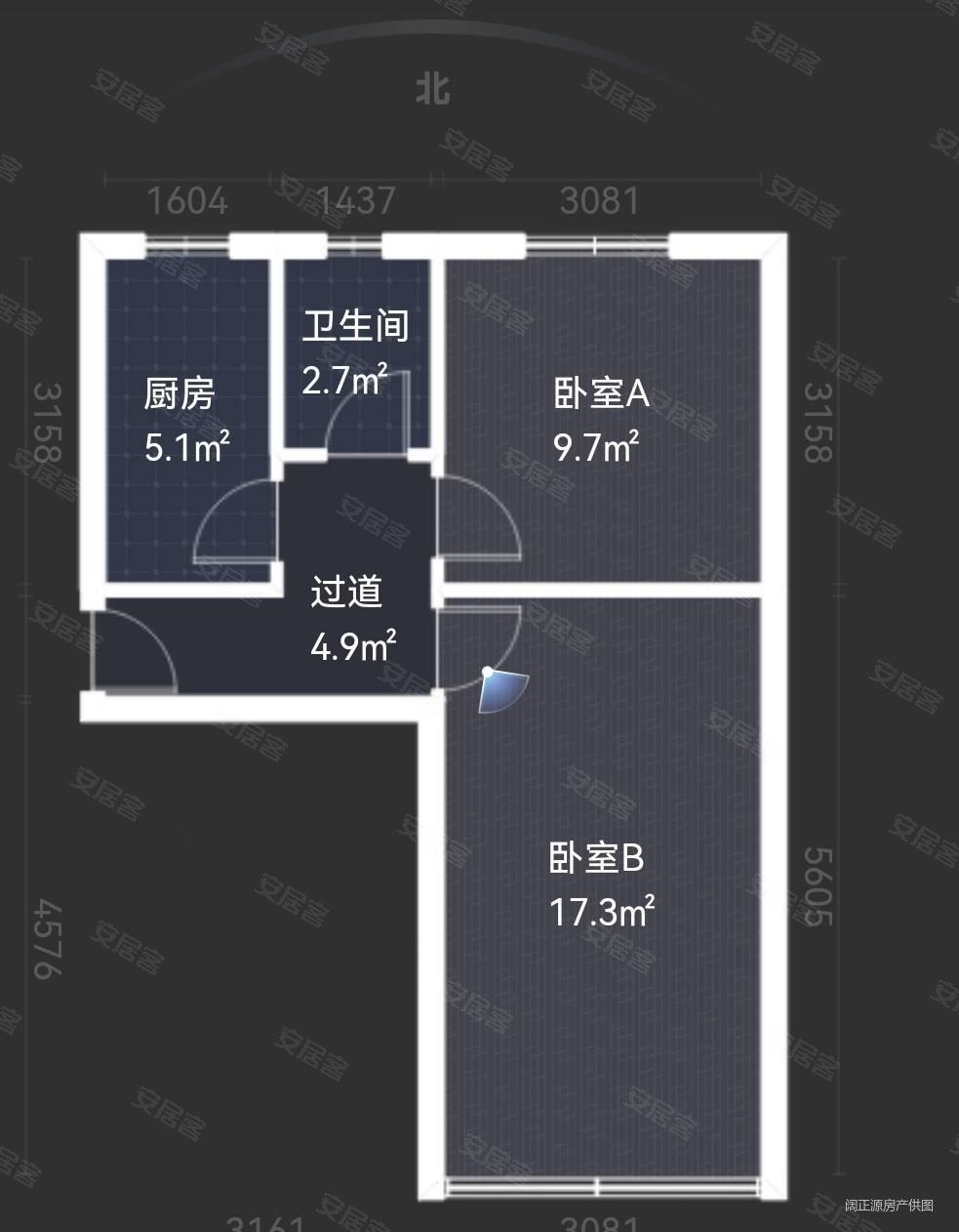 11平96年65万产满五,广饶路小区二手房,65万,2室0厅,1卫,50.