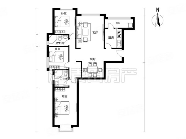 【多图】林奥嘉园,北苑租房,紧邻奥森公园 小区自带十万平米商业 次新