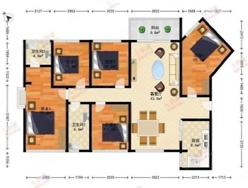 地铁口 配套齐全 可按揭 产权清晰 南向看花园 即入住,坪洲新村二三期