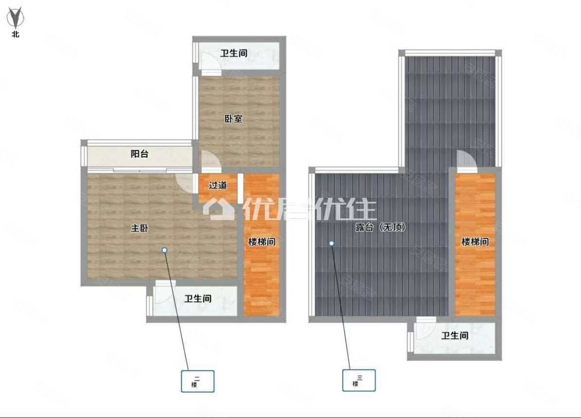 龙光江南院子(别墅)4室2厅5卫122㎡南北150万