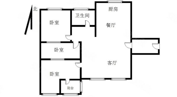 康乐新村一期3室1厅1卫74.41㎡南360万