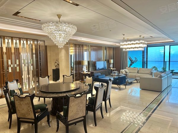 重庆南岸弹子石长嘉汇两江峯(实拍 长嘉汇两江峯大平层)无遮挡江景房