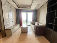 深圳福田农科中心新出宝能城市公馆!27楼 海景2房 全齐 直接入住 有车位出租房源真实图片
