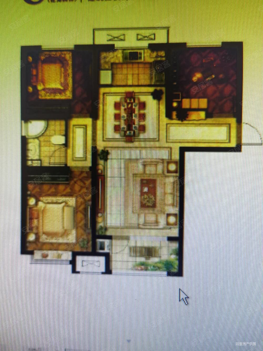 公园首府(高碑店)3室2厅1卫113㎡南北79万