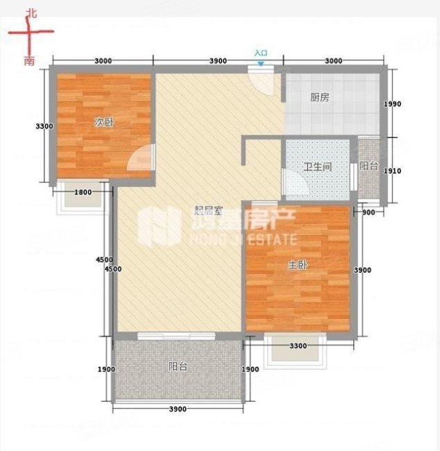 精致2室2厅1卫1阳台,小户型,大生活,景城名郡二手房,55万,2室2厅,1卫