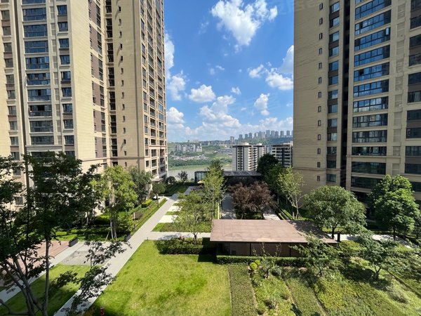 重庆北碚蔡家东原嘉阅湾风华著(b区)可配du,三房精装修,看江出租房源