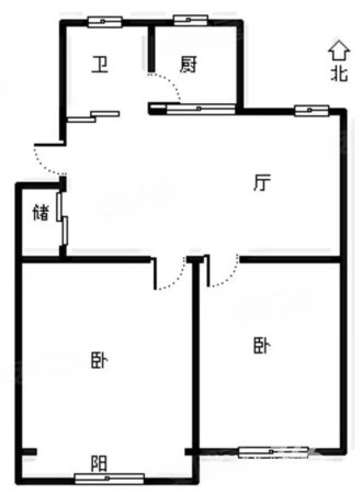 丽湾阁2室1厅1卫80㎡西32万